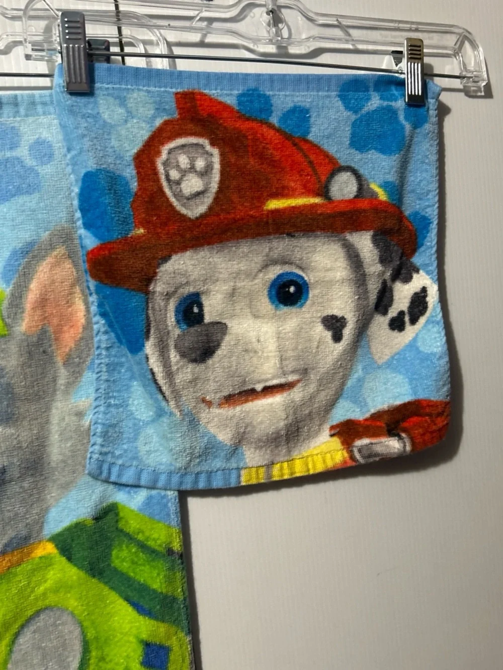 Paw Patrol Blue Yellow Red Character Beach Towel Set